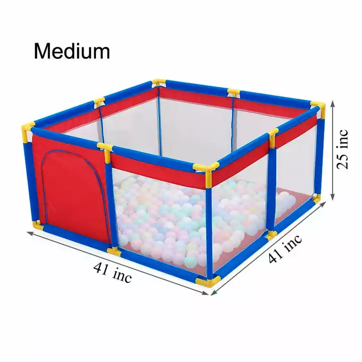 Jumbo Size hu Ball Pool for kids Children's Safety Playard, playpen Ball Pit  uploaded by Shreeji Trading on 5/21/2022