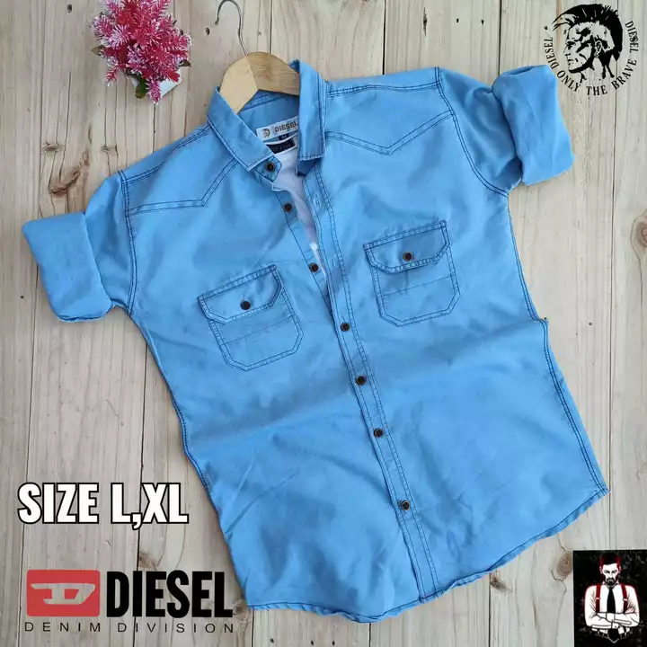 Denim shirts uploaded by business on 5/21/2022