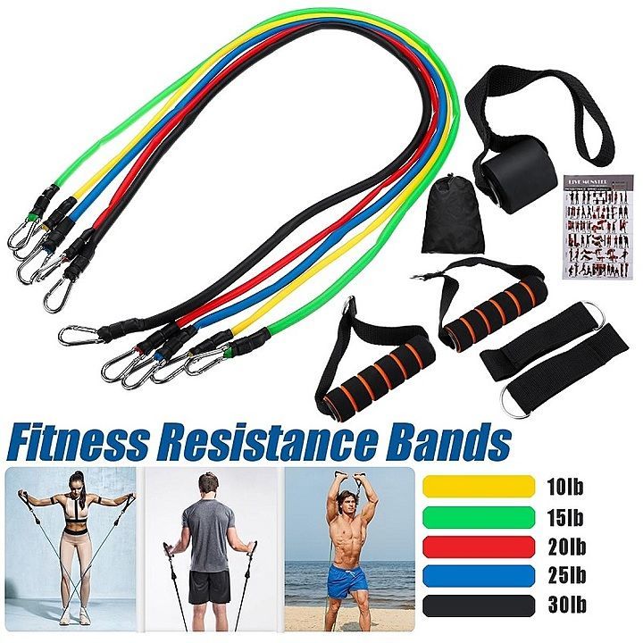 5 Tubes Fitness Resistance Bands With Handles

 uploaded by Wholestock on 10/28/2020