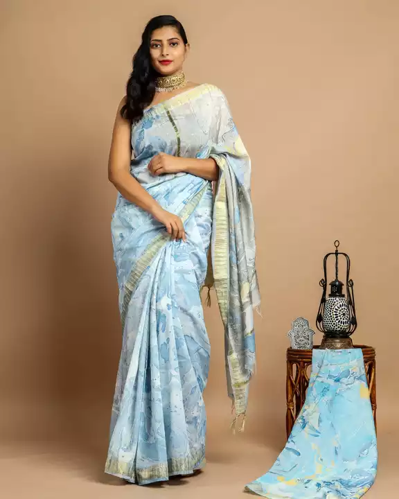 Chanderi saree uploaded by RB textile on 5/21/2022