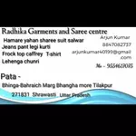 Business logo of Radhika Garments and Sarees centre