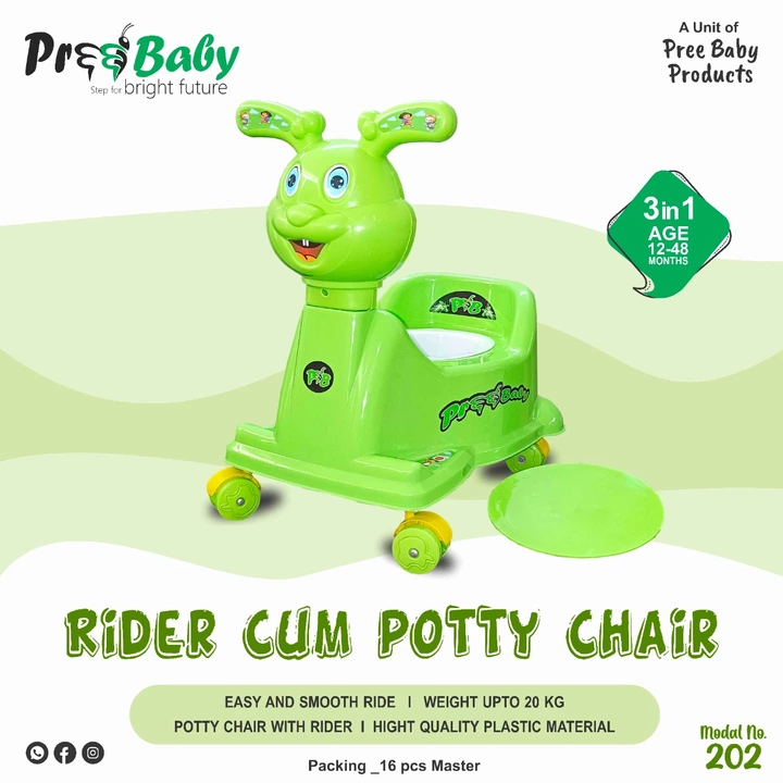 Rabbit potty chair uploaded by Pree Baby Broducts on 5/21/2022