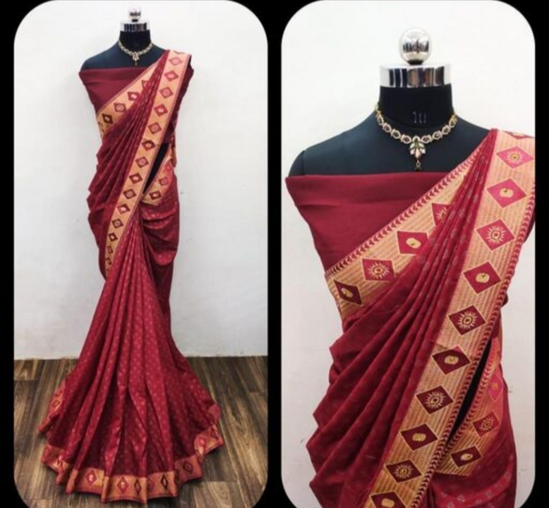 Vichitra Silk Saree uploaded by business on 5/22/2022