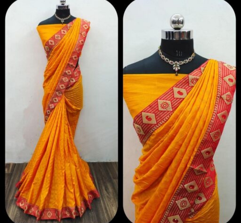 Vichitra Silk Saree uploaded by Fashion Factory on 5/22/2022