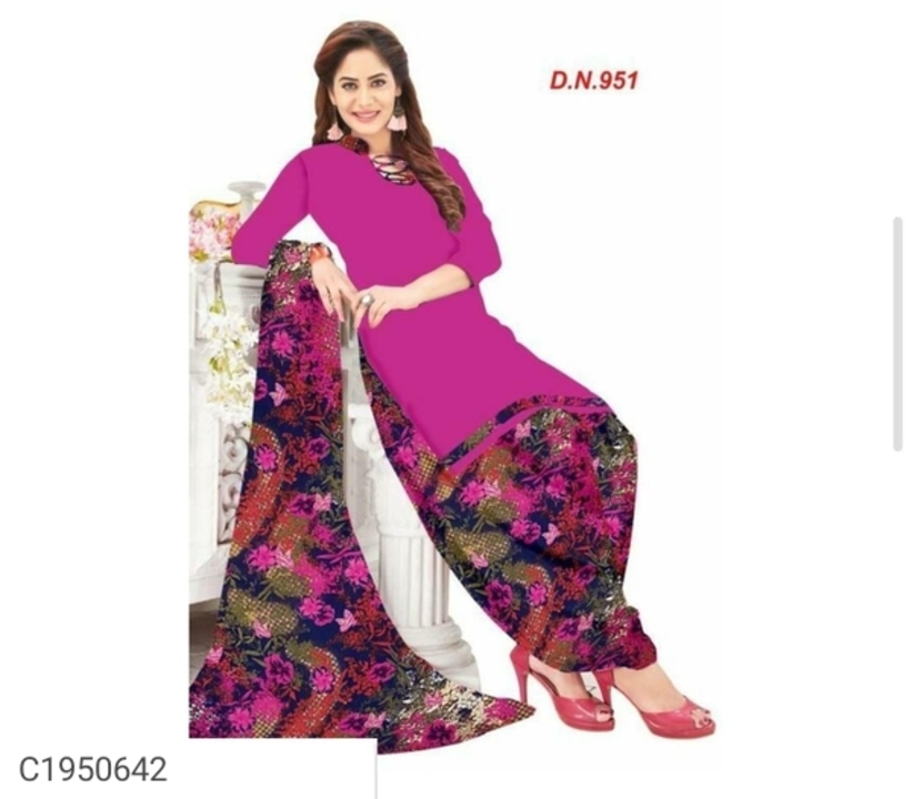 Latest Printed Synthetic CrepeLatest Printed Synthetic Crepe Women Dress Material /suit uploaded by business on 5/22/2022
