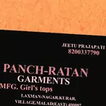Business logo of PANCH-RATAN garment