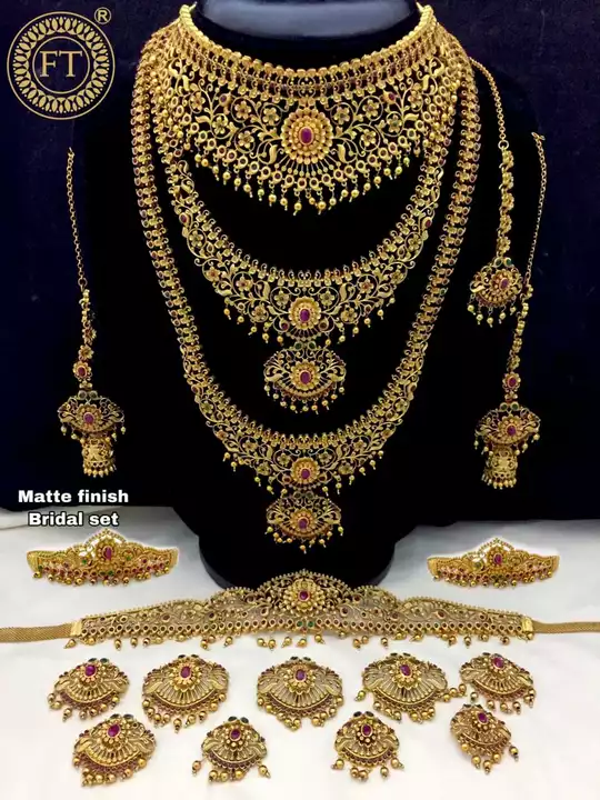 Bridal jewellery uploaded by Mahavir creation on 5/22/2022