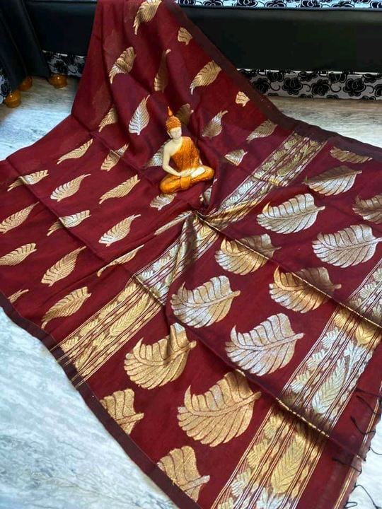 Lilen Leaf Saree uploaded by business on 5/22/2022