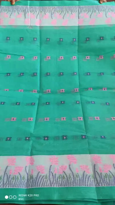 100% cotton tant Saree uploaded by Indra Saree House on 5/22/2022