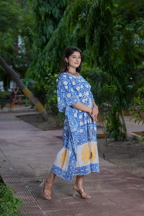 Long kaftan Dress  uploaded by Nirmala Enterprises  on 5/22/2022