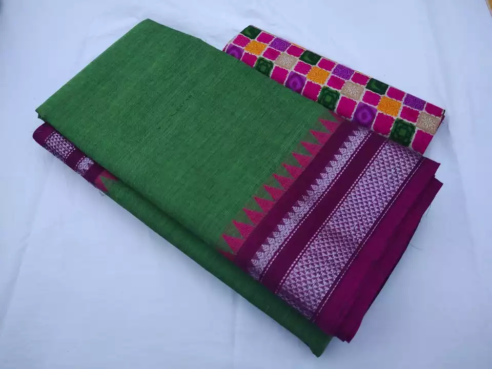 Cotton saree uploaded by R B TEXTILES on 5/23/2022