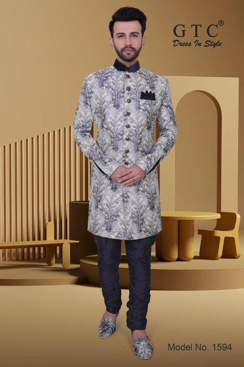 Artistic GTC- Indo-Western Sherwani uploaded by AMBE COLLECTIONS  on 5/23/2022
