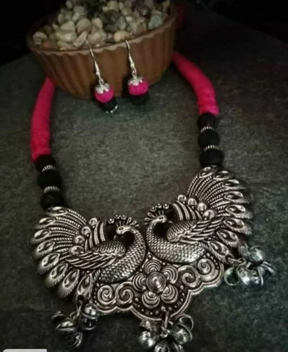 Oxidised Jewellery Set With Earings Set uploaded by S3 & G Shopping Center on 5/23/2022