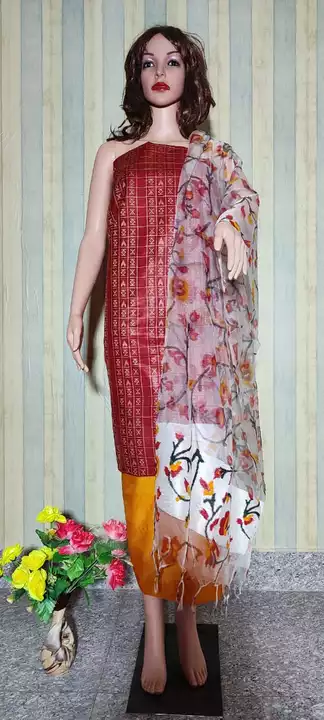  katan staple Silk Suit  uploaded by Aamir Handloom fabric on 5/23/2022