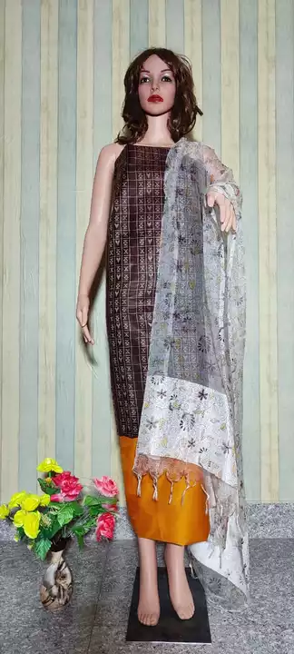  katan staple Silk Suit  uploaded by Aamir Handloom fabric on 5/23/2022