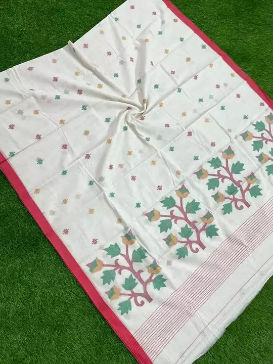 Cotton saree hand weaving uploaded by Rupa Saree Collection on 5/23/2022