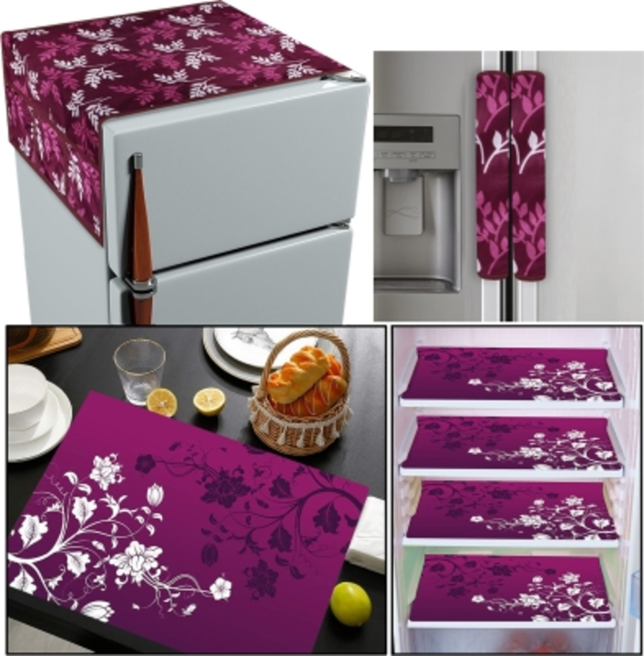 LooMantha Refrigerator  Cover

Color: Maroon

Made of: Polyester,  uploaded by business on 5/24/2022