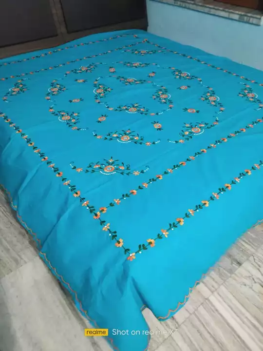 Hand Embroidery Bed Sheets.  uploaded by business on 5/24/2022