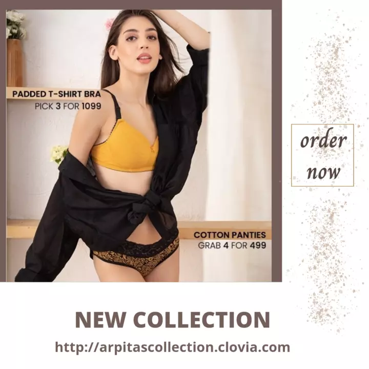 Post image The best of new arrivals are here.🛍
Shop the exclusive collection from our website and get an additional 5% discount + free shipping on every order. 
Shopping Link 👇http://arpitascollection.clovia.com