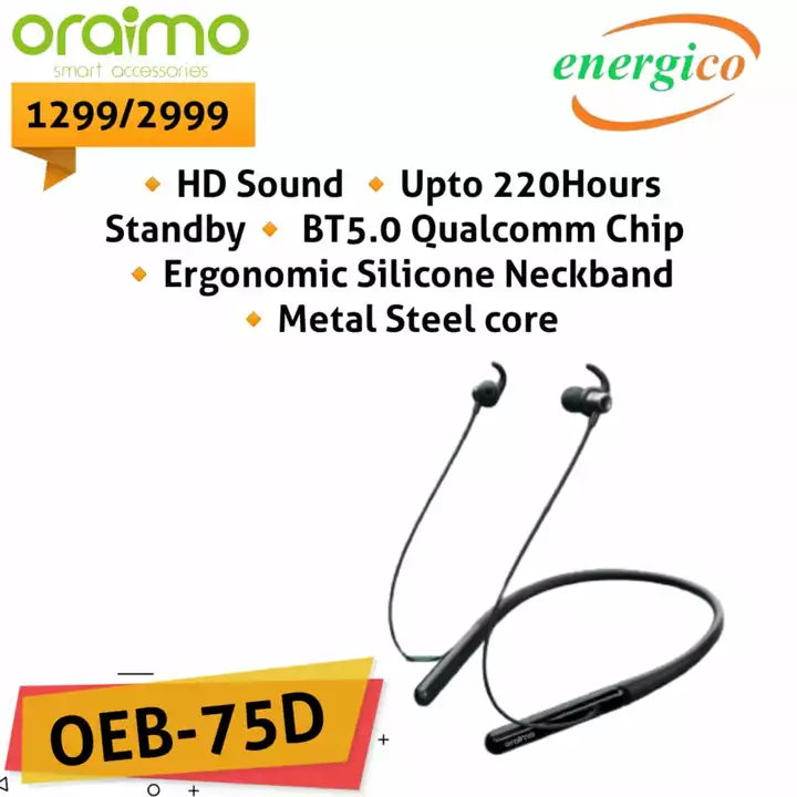 Oraimo 75d Neckband uploaded by Energico  on 5/24/2022