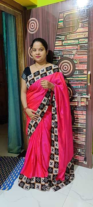 Post image 8144684874
Sambalpuri patchwork silk Saree
Price-2950