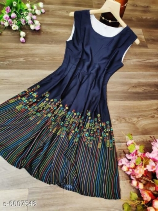 A line Dark Blue Dress uploaded by business on 5/24/2022