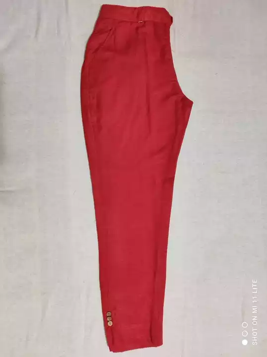 Post image **Handloom Khadi Cotton Trouser** 💃💃💃**NEW DESIGN**

**ATTRACTIVE PANTSPANT HAVING BOTH SIDE POCKETS**👖
💃💃💃**SIZE AVAILABLE: M (38) L(40) XL(42) XXL(44) XXXL(46) **
GOOD QUALITY 
EXCELLENT FABRIC 👗

**PRICE₹210 + SHIPPING CHARGES**

Book fast..Share in all your group✅✅HURRY UP!!!!!