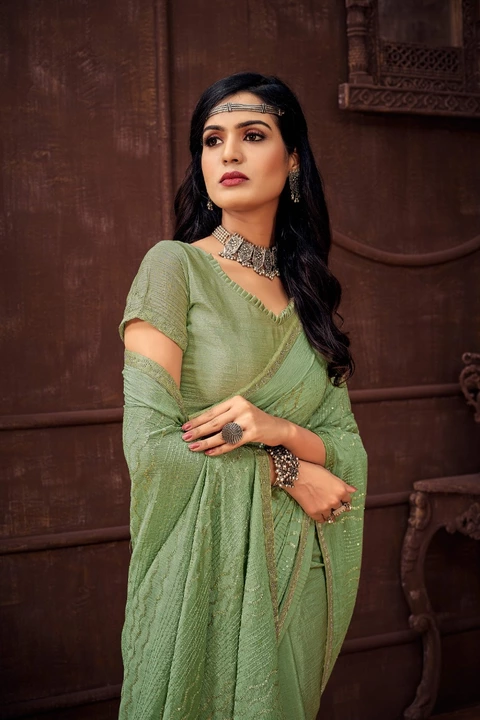 Party Wear Sarees  uploaded by Alpha And Omega Trendz on 5/24/2022