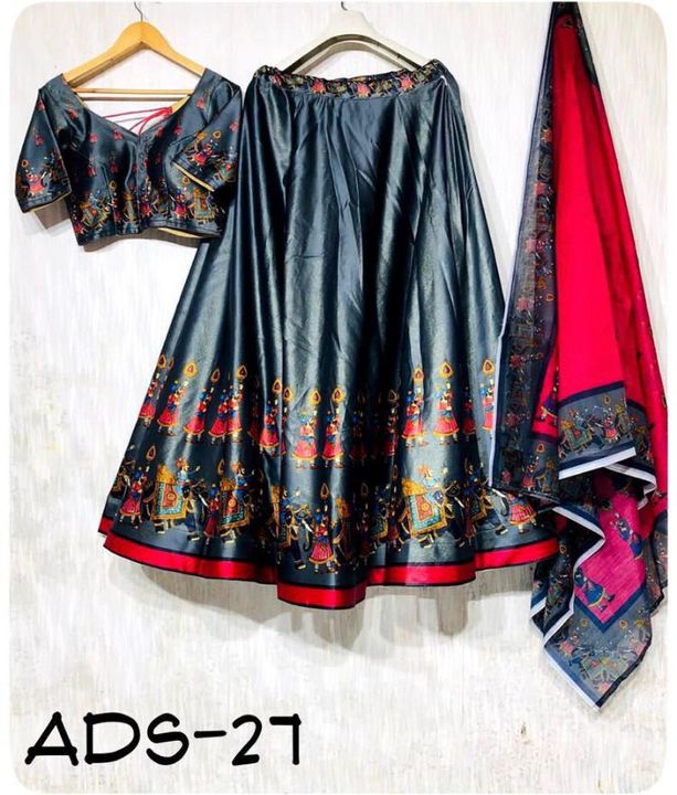 Full stitched Heavy Printed lehenga uploaded by Ziya Fashion on 5/24/2022