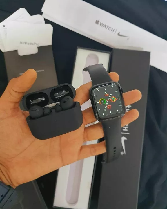 Asdy.j
*🖤BEST COMBO OFFER OF 2022 I WATCH SERIES 7 WITH BLACK AIRPOD PRO 🖤*

* AT LOWEST PRICE *

 uploaded by XENITH D UTH WORLD on 5/24/2022