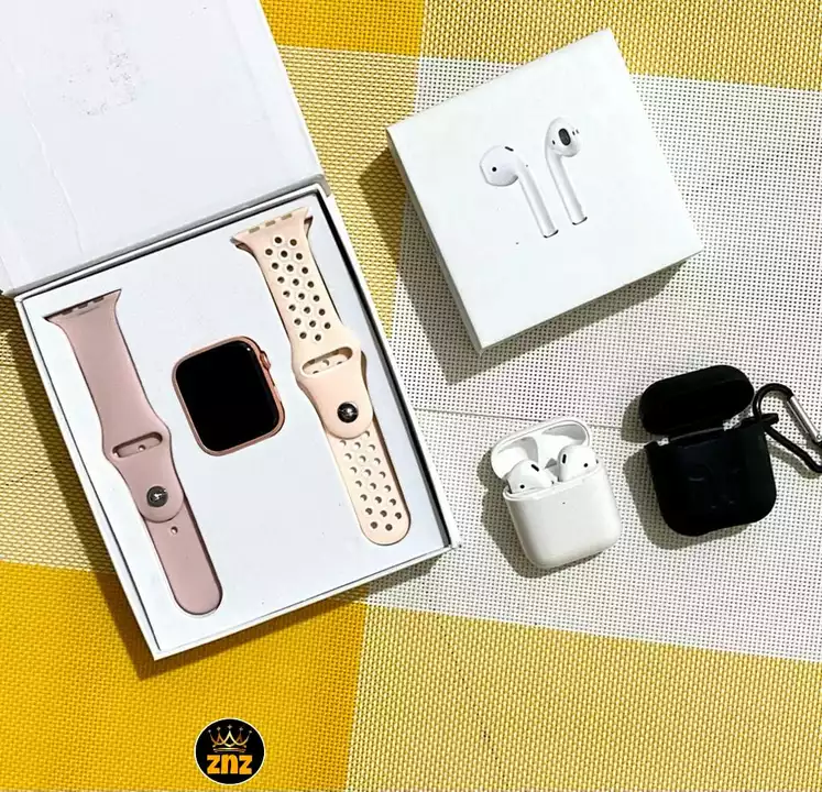 Asdyc.p
*‼️‼️FULL BUDGET COMBO‼️*

‼️ *NEW T55 SMART WATCH AIRPODS2 AND BLACK SILICON CASE*



*Feat uploaded by XENITH D UTH WORLD on 5/24/2022