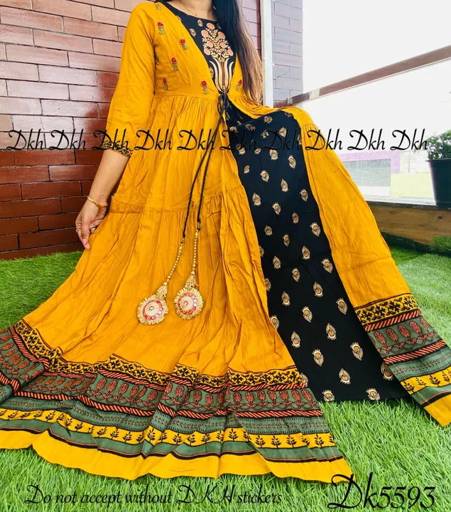 Premium rayon mustard colour shrug paired up with Reyon inner.. uploaded by H M online services on 5/24/2022