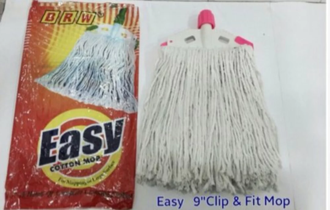 9" Easy Mop with Wooden stick uploaded by Abhikansh Enterprises on 5/24/2022