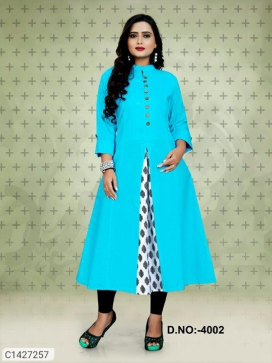 *Catalog Name:* Attractive Solid Ruby Cotton Kurtis

*Details:*
Description: 1  Piece of Kurti
Fabri uploaded by business on 5/24/2022