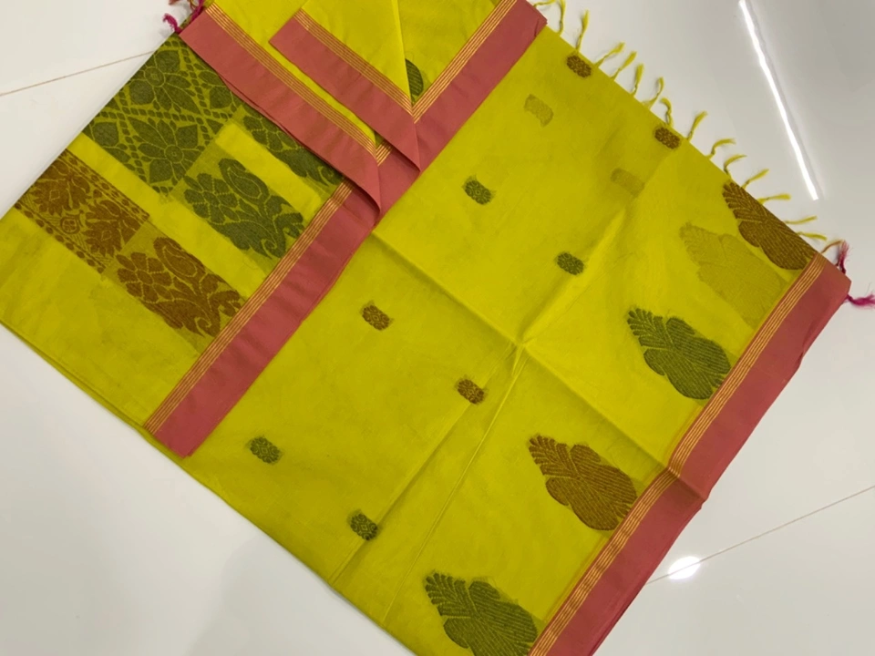 Self cotton . rich pallu uploaded by Cotton saree collection on 5/25/2022