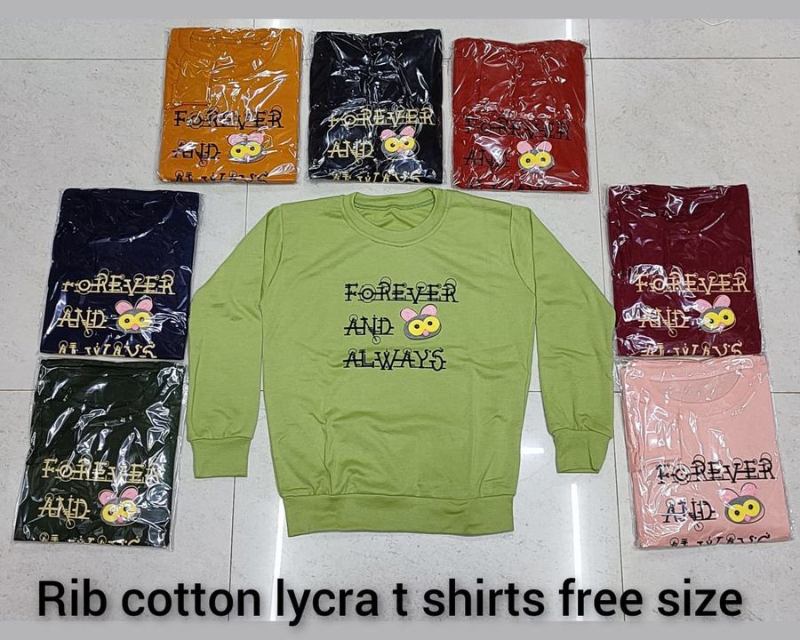 T shirts cotton uploaded by Om Sai fashion on 5/25/2022