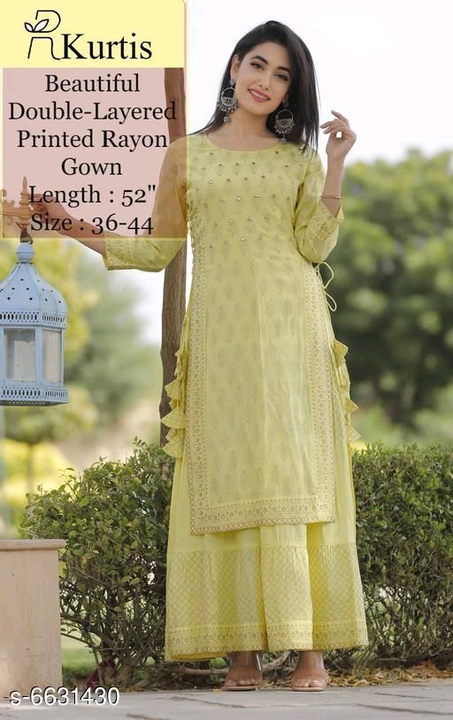 Kurti with Palazzo  uploaded by business on 5/25/2022