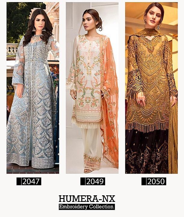 Pakistani patch suit uploaded by Hussain Fashion House on 10/28/2020