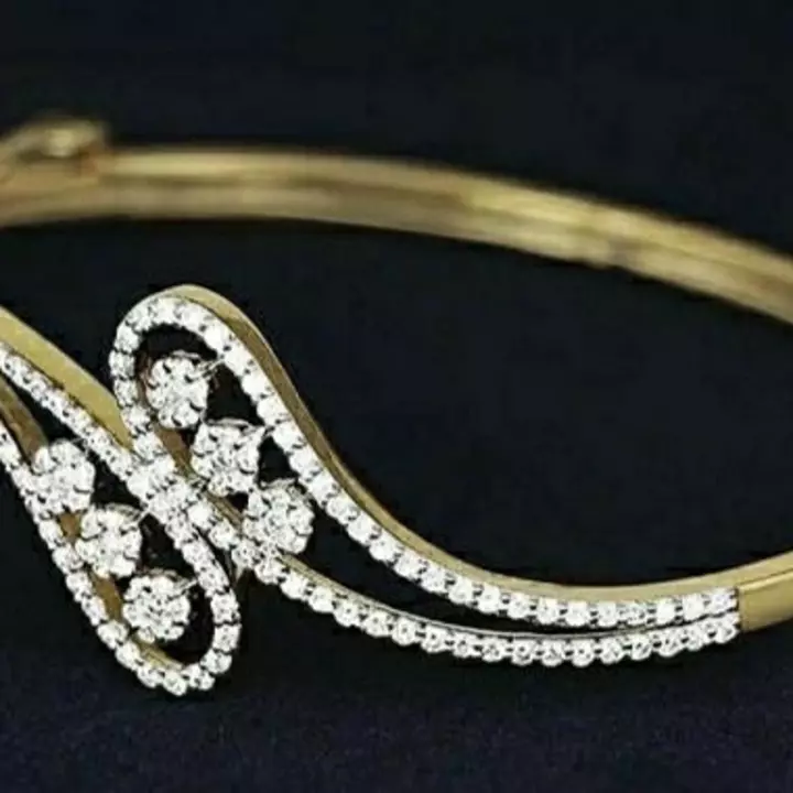 Post image 18 kt Real studded diamonds bracelets .....