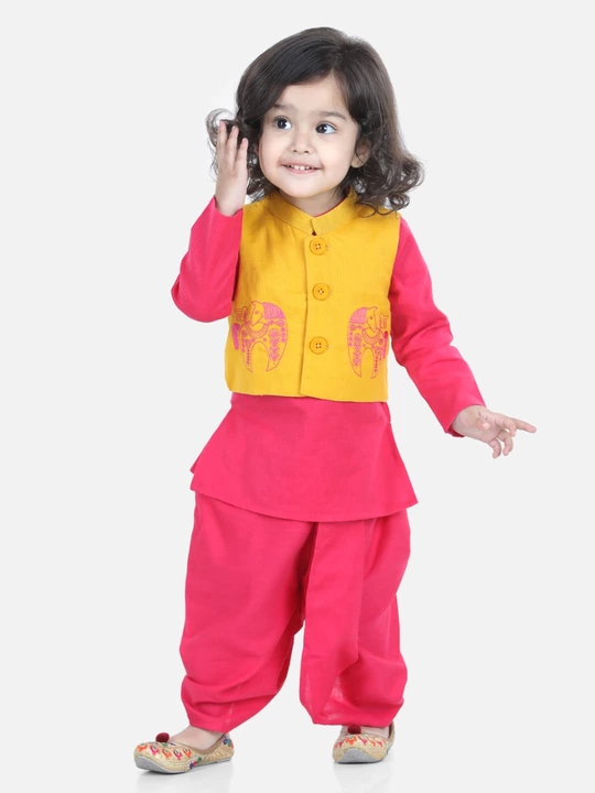 Post image Hello,

Greetings from Bownbee!
We are a Kids-Ethnic wear brand, based out at Gurgaon. Our website URL is www.bownbee.com
We are one of the top selling kids ethnic wear brands on Firstcry, Myntra, Ajio, Hopscotch, Nykaa, Tatacliq, Amazon, Flipkart etc.
If you like our designs, you can share the requirement with is:
# PERSONAL use, choose your designs from our website www.bownbee.com and avail an additional 20% discount by using coupon code SUMMER20.
# Wholesale/Resale purpose, contact on call/WhatsApp at +91 9289510077 for the relevant price and terms of conditions.
PRICING DETAILS:
The wholesale margin is 50%-55% less than the pricing in the catalog/website
To avail wholesale pricing:
# Complete size sets to be picked up (all sizes in the set)
# Minimum required order quantity is 100 pcs
# If the requirement is for assorted/Mixed sizes – wholesale margin is 40%
# GST &amp; logistics charges extra
For any more information or Business enquiry, call/WhatsApp at +91 9289510077 for the relevant price and terms of conditions.
Looking forward for your revert.

Thanks &amp; regards
Bownbee 
www.bownbee.com
Check our designs showcased in the “FASHION SHOW" OF "INDIAN KIDS FASHION WEEK" at The Grand, New Delhi by clicking on this link -&gt;  https://www.youtube.com/watch?v=tbjwBTQJp14