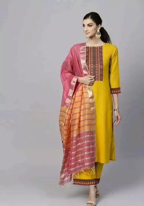 Kurti Pant With Dupatta uploaded by Smily.Collection on 5/26/2022