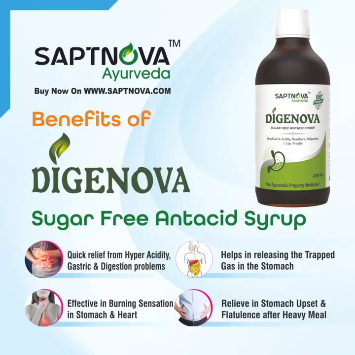 DIGENOVA - Antacid Syrup uploaded by Nikneel Collection & wellness  on 5/26/2022