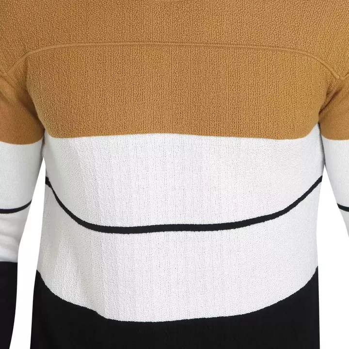 BLOWSTUD Men's Regular fit pullover cotton casual full sleeve Knitting striped T-shirt for men uploaded by BLOWSTUD on 5/26/2022