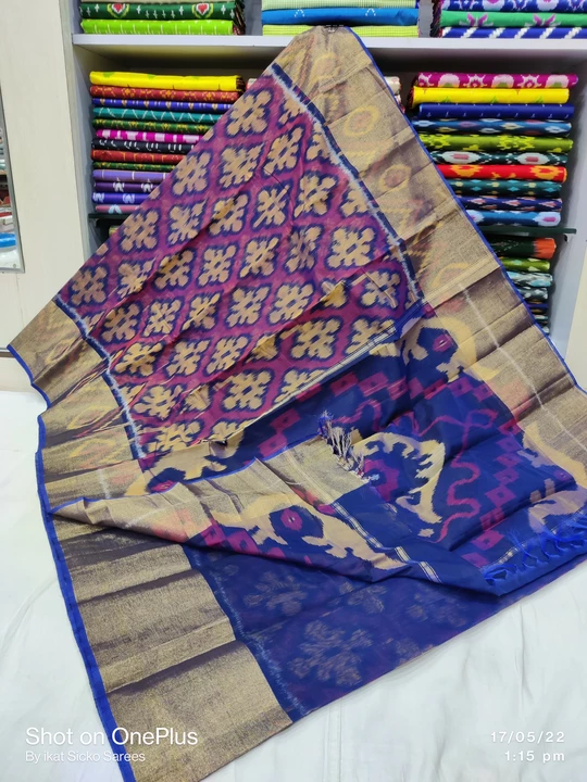 Ikkat Sicko Sarees  uploaded by business on 5/26/2022