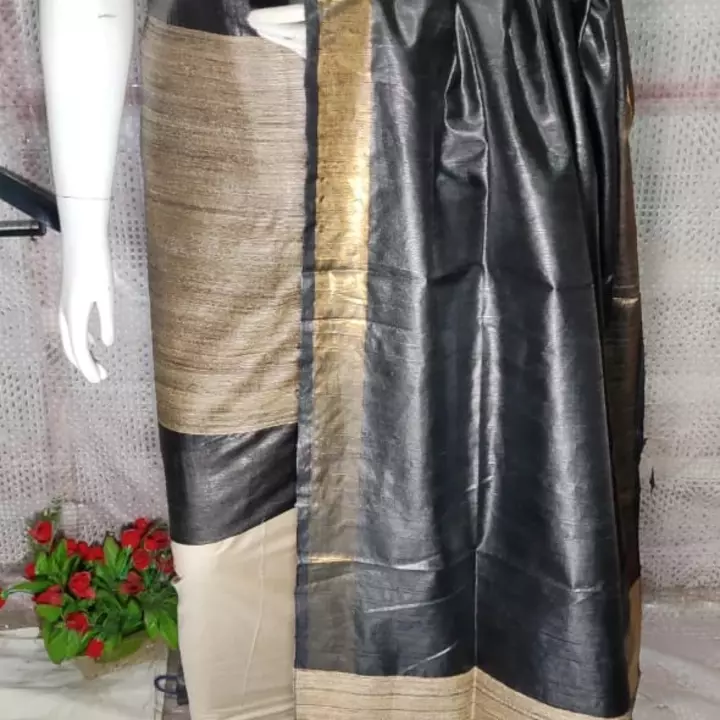Bhagalpuri silk suit material  uploaded by M.P HANDLOOM.  Bhagalpuri silk on 5/26/2022