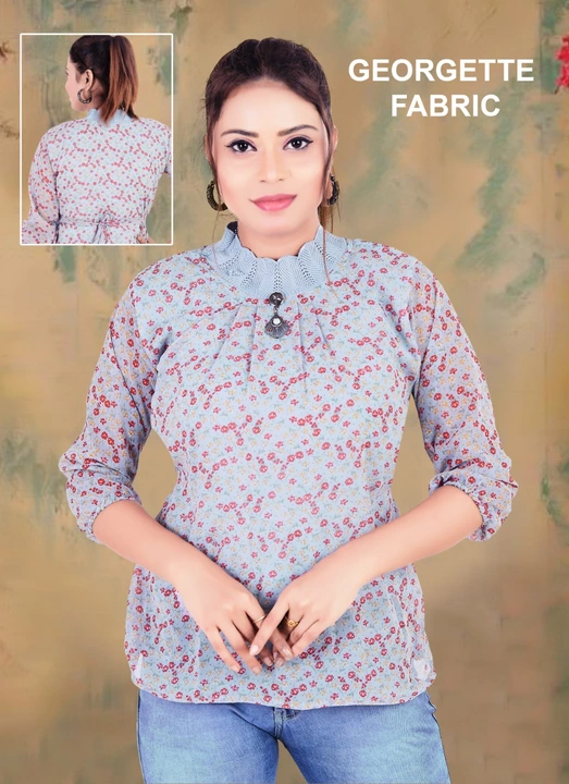 Post image Georgette fabric top