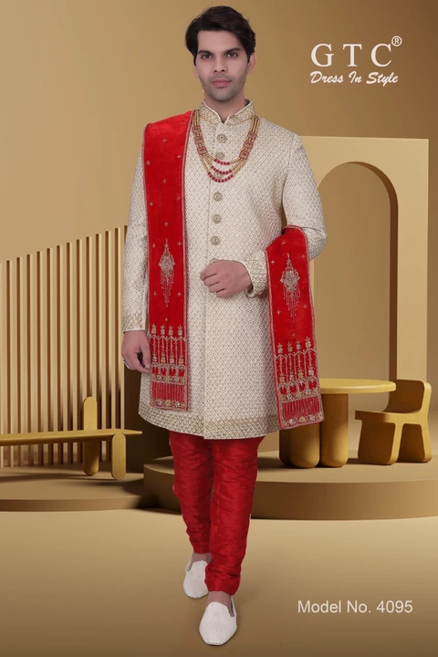 Glitzy GTC- Exclusive & Wedding Sherwani uploaded by AMBE COLLECTIONS  on 5/27/2022