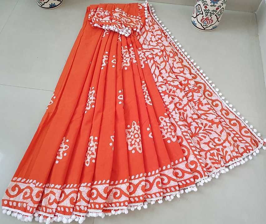 Cotton mulmal Sarees with blouse uploaded by business on 10/29/2020