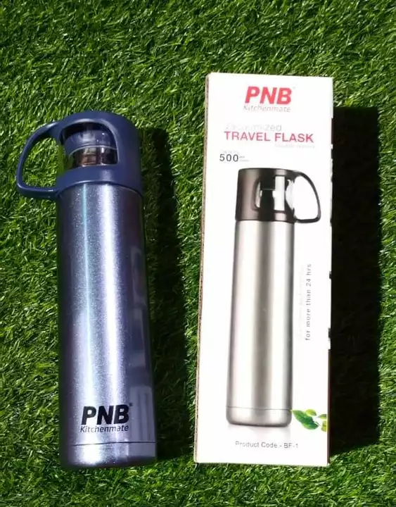 Post image *New Arrival**PNB TRAVEL FLASK*
*WITH GLASSY MODEL 🔆*
*24 HRS HOT AND COLD**EASY TO CARRY**500 ML CAPACITY**2 COLOR OPTIONS**SPECIAL FOR HOT BEVERAGE*
*100% ORIGINAL PRODUCT ONLY*
*₹799/- only*🔆
*Fast book your order*🔆