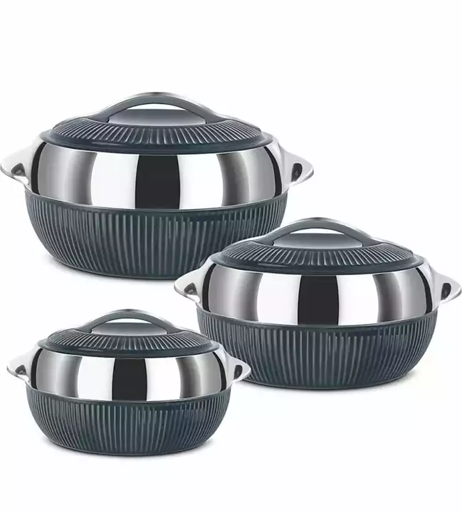 Post image *Best Offer of the Day*
*Milton Fiesta JR. Gift set*
*3 peices casserole set*
*500 ml, 1000ml , 1500ml capacity of casserole*
*Best High Quality Product Guaranteed*
*Designer Peices**MRP - ₹1999 but on Today's Offer it's just*
*₹1599/-* only🚨🚨🚨
*Fast book your order*